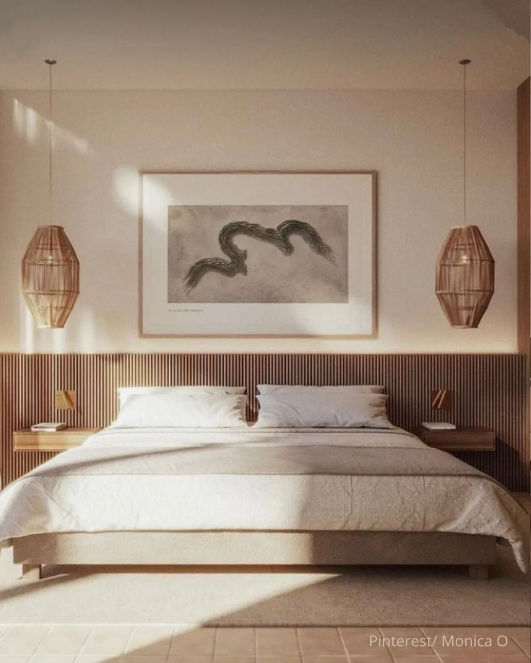 tasseaux en bois decoration chambre