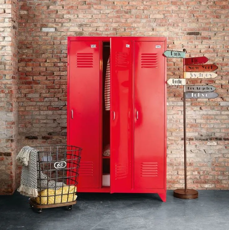 commode-metallique-rouge-dressing-maisons-du-monde