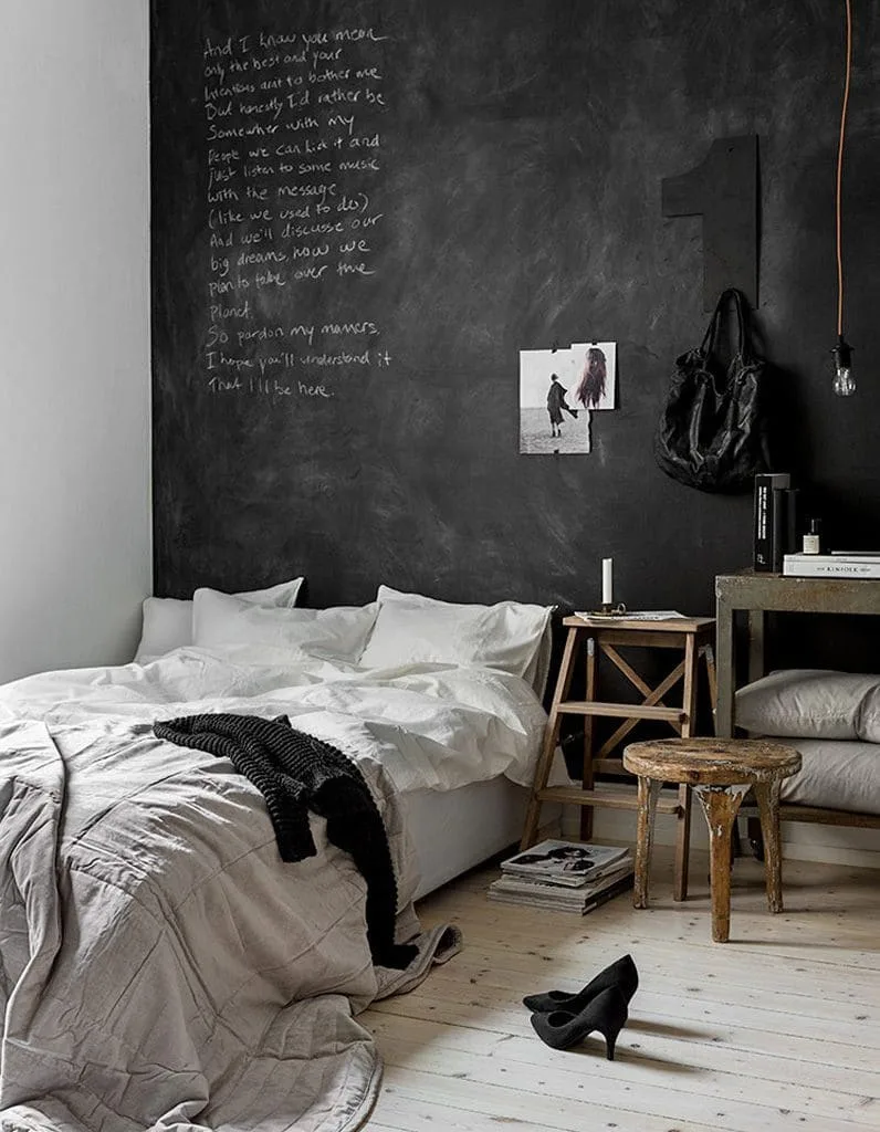peinture ardoise chambre